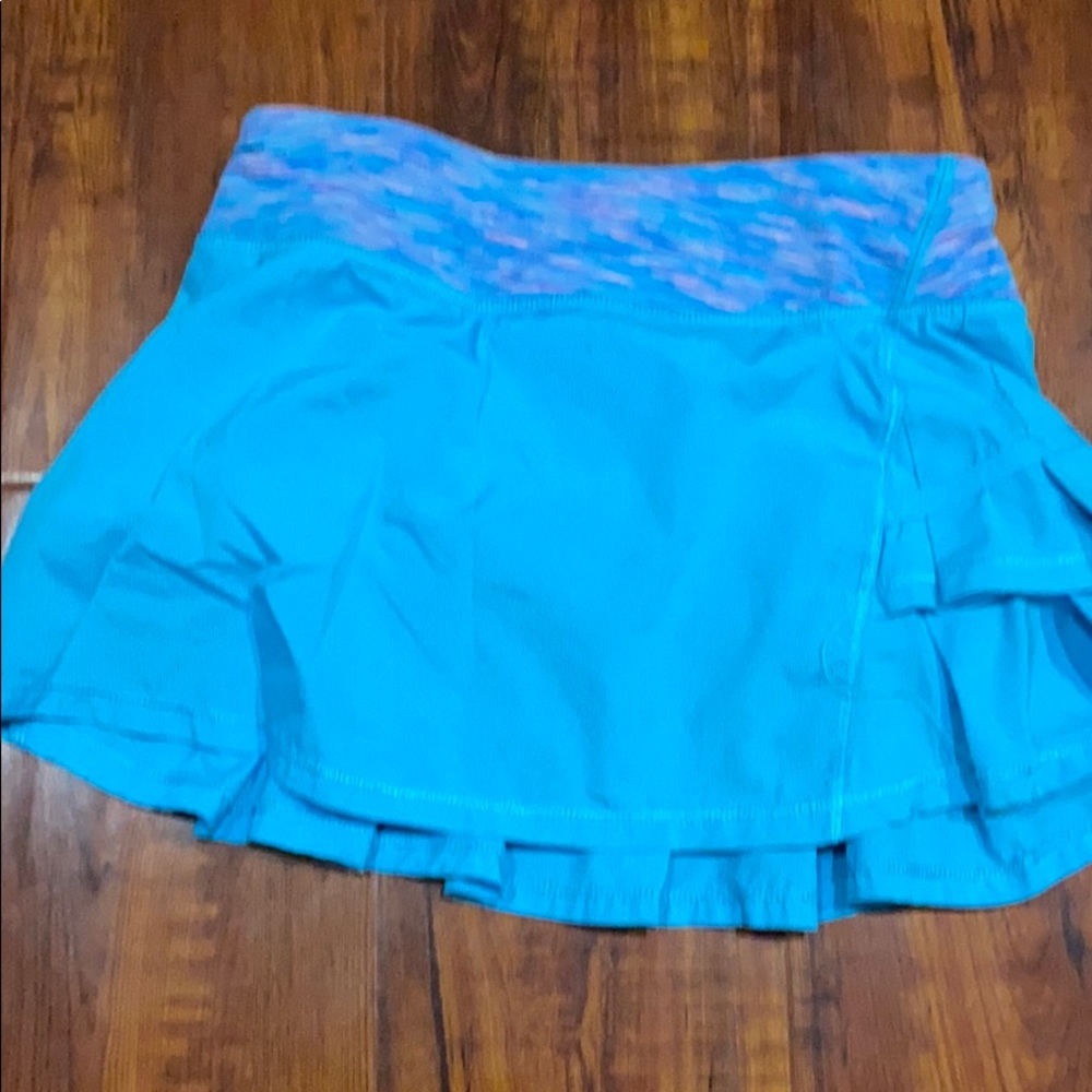 Blue tennis skirt